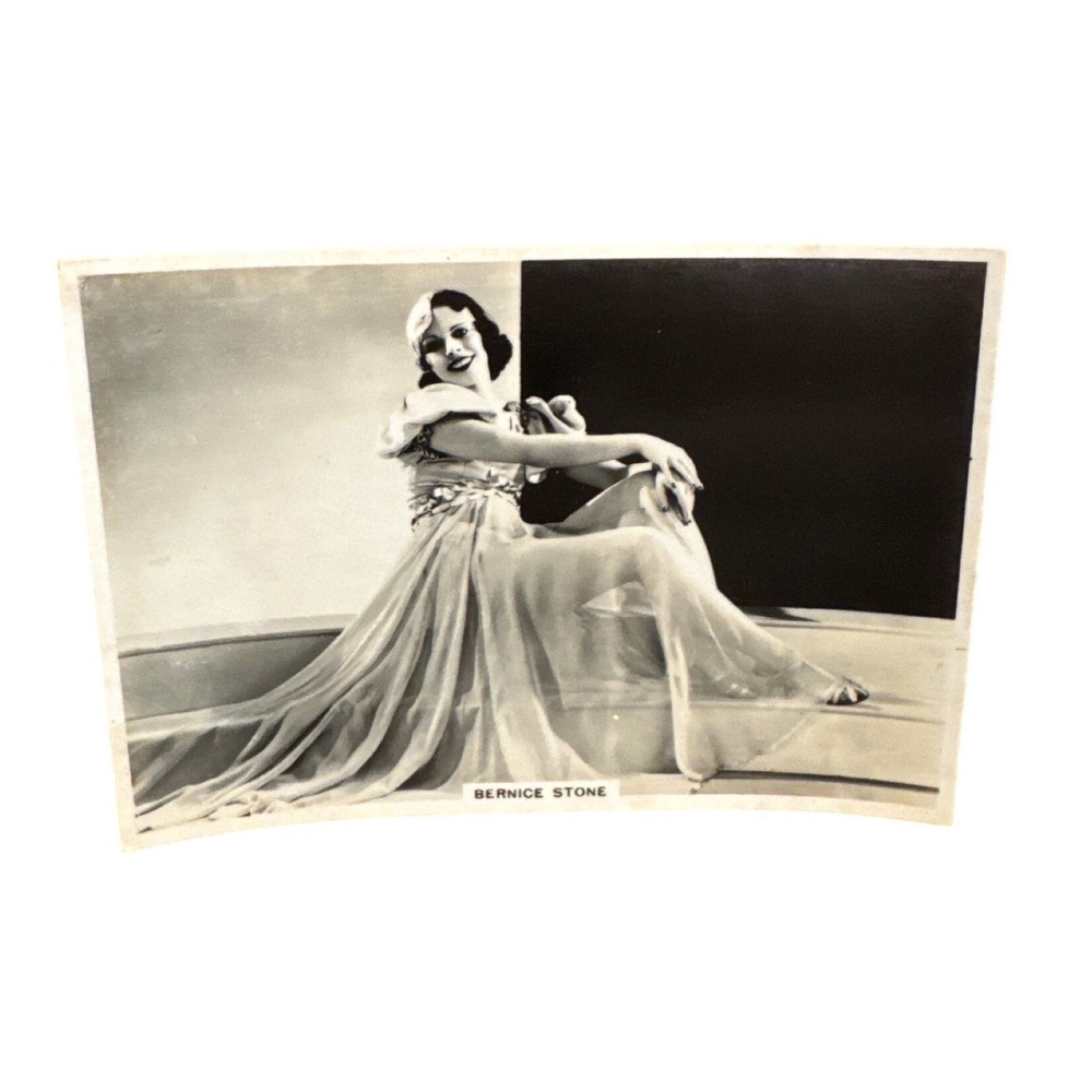 Vintage Bernice Stone Modern Beauties Cigarette Card No 11 Fourth Series Photo